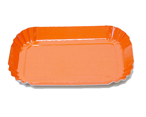 Bordje rectangular 80x40mm orange