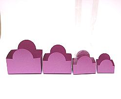 halfmoon tray plum L100xW62xH75mm