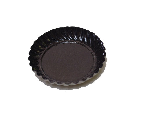 Bordje rond dia 55mm brown