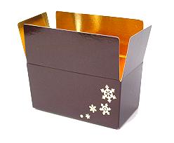 Ballotin Icestars 250gram 117x61x55mm Chocolat Laqué