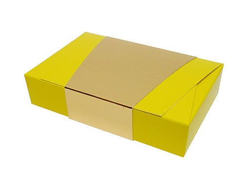 Ballotin enveloppe 184x117x35mm jaune laque