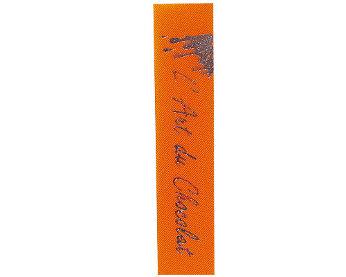 Ribanbel l Art du Chocolat  Orange/Silver