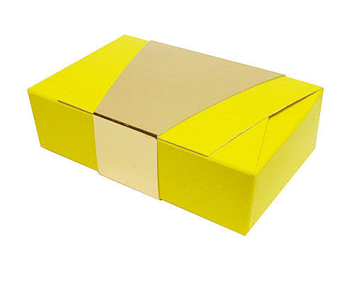 Ballotin enveloppe 142x90x35mm jaune laque