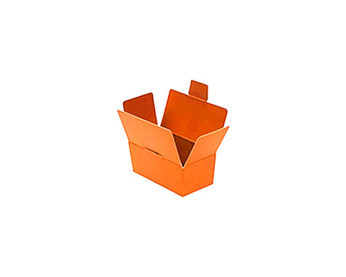 Box 2 choc with sideclosing, sunset orange