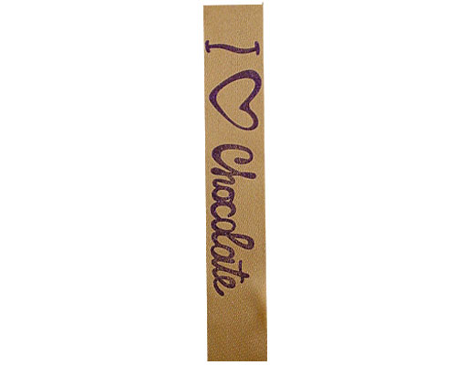Ribanbel I Love Chocolat Gold/Purple