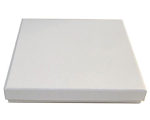 San Remo L204xW204xH31mm + compartments white almond