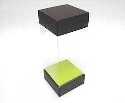 Skylinebox L120xW120xH240mm exterior Bali Brown-lime
