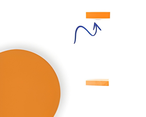 Arosa clip 100mm apricot orange