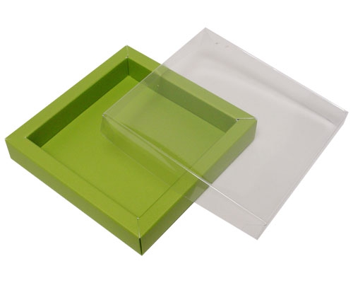 Windowbox 100x100x19mm kiwi green