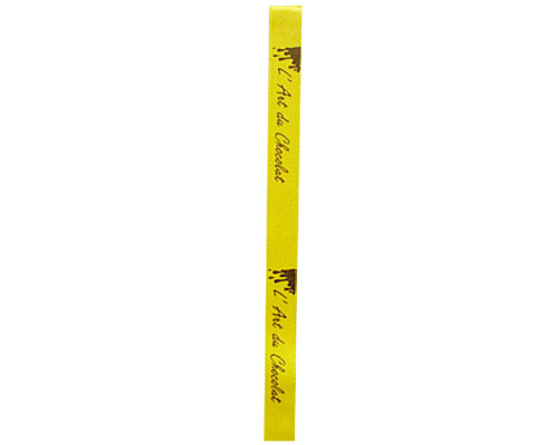 DoubleFaceSatin L Art du Chocolat Yellow/Brown