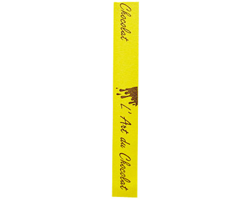 DoubleFaceSatin L Art du Chocolat Yellow/Brown