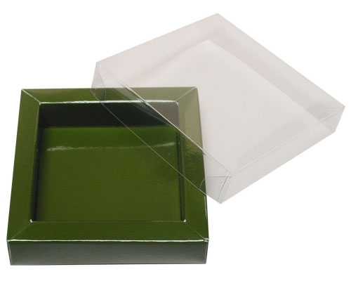 Windowbox 66x66x19mm vert forêt laqué