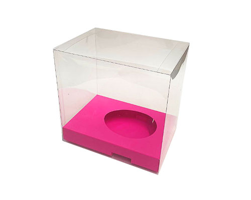 Easteregg box transparent no.1 XS fuchsia