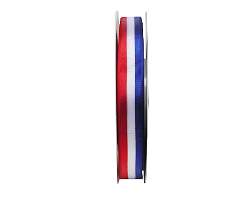 redwhiteblue ribbon 15mm/50mtr