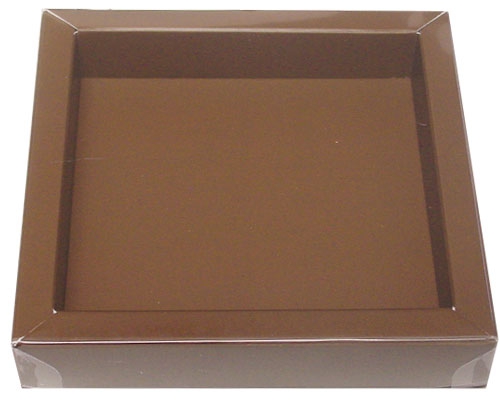 Windowbox 100x100x19mm brown