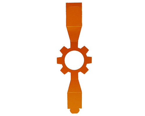 Sleeve cog-wheel sunset orange for sleeve-me box  