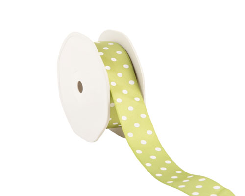 Ribbon dots 23mm/20mtr. col.23 apple