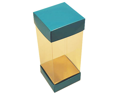 Skylinebox L80xW80xH200mm exterior Lagune Laqué