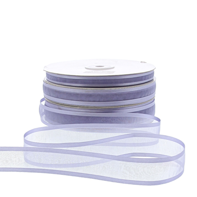 Organza satin edge M 10mm/50mtr lavender