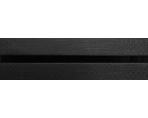 Portofino box L204xW204xH31mm + compartments black silvershine
