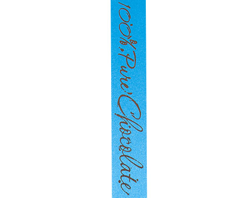 Ribanbel 100 Pure Chocolate  Turquoise/Brown