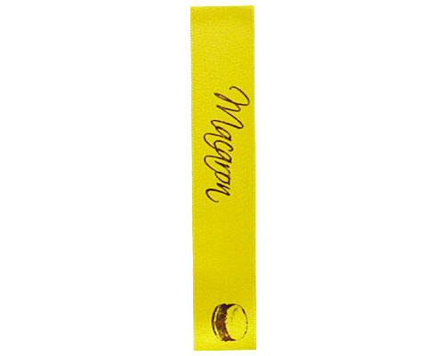 DoubleFaceSatin Macaron  Yellow/Brown