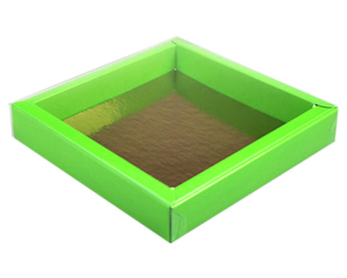 Windowbox 126x126x24mm vert pomme laque