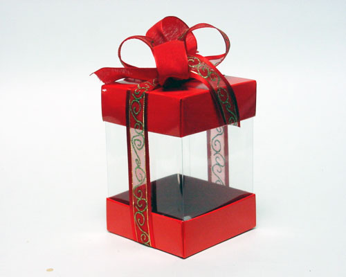 Skylinebox L90xW90xH120mm exterior Rouge Laqué
